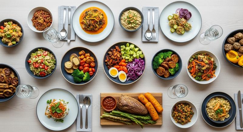 Fresh Veggie Platter with Dips - Healthy party snack